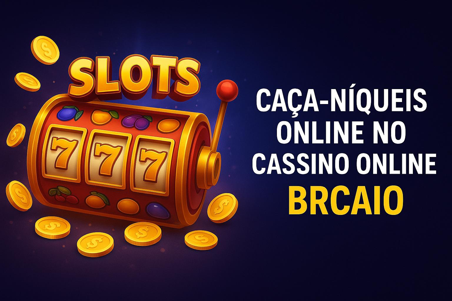 Explore o mundo das slot machines no BRCAIO Casino